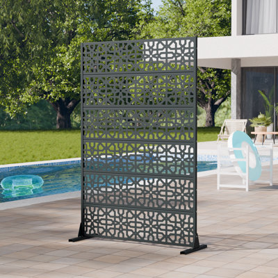 Summit 72 x 47 Inch Metal Outdoor Privacy Screens
