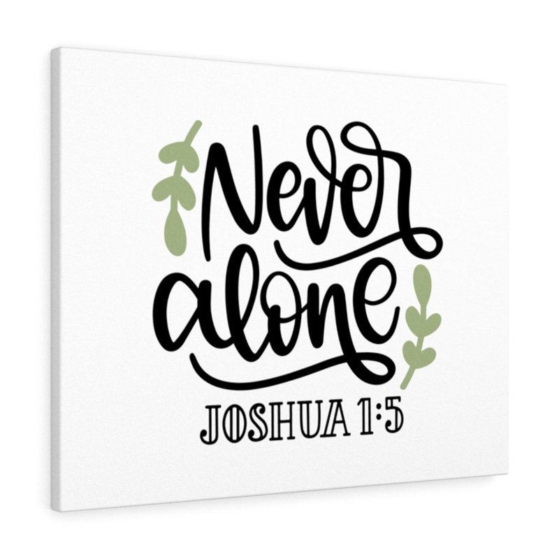 Never Alone Joshua - Wrapped Canvas Print, 61cm H x 76cm W