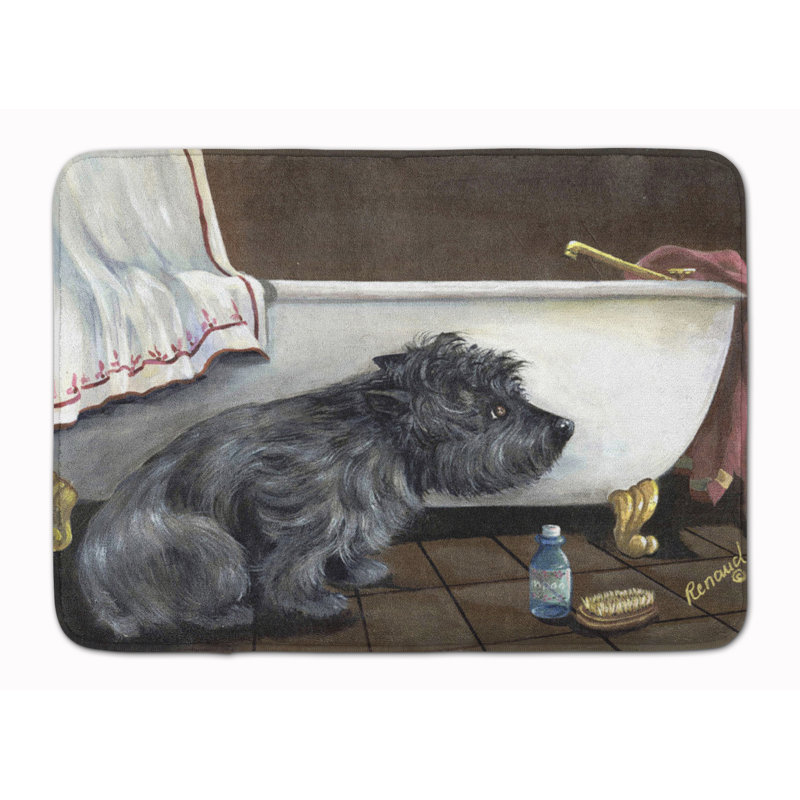 Tapis pour salle de bain Cairn Terrier Bath