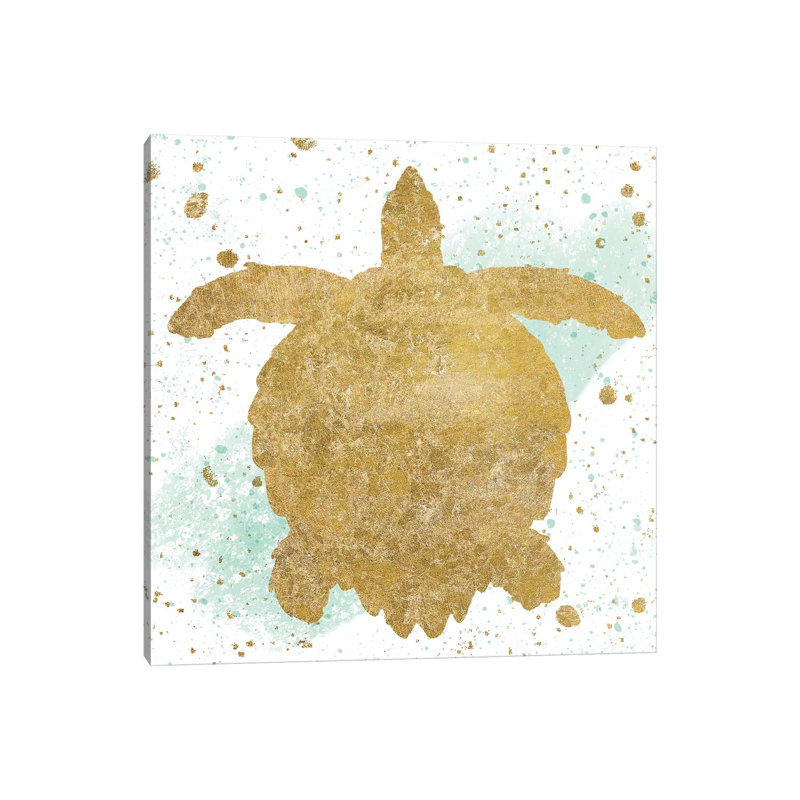Sea Life Splash VI by Wild Apple Portfolio - Wrapped Canvas Painting, 93.98 cm H x 93.98 cm W x 1.91 cm D