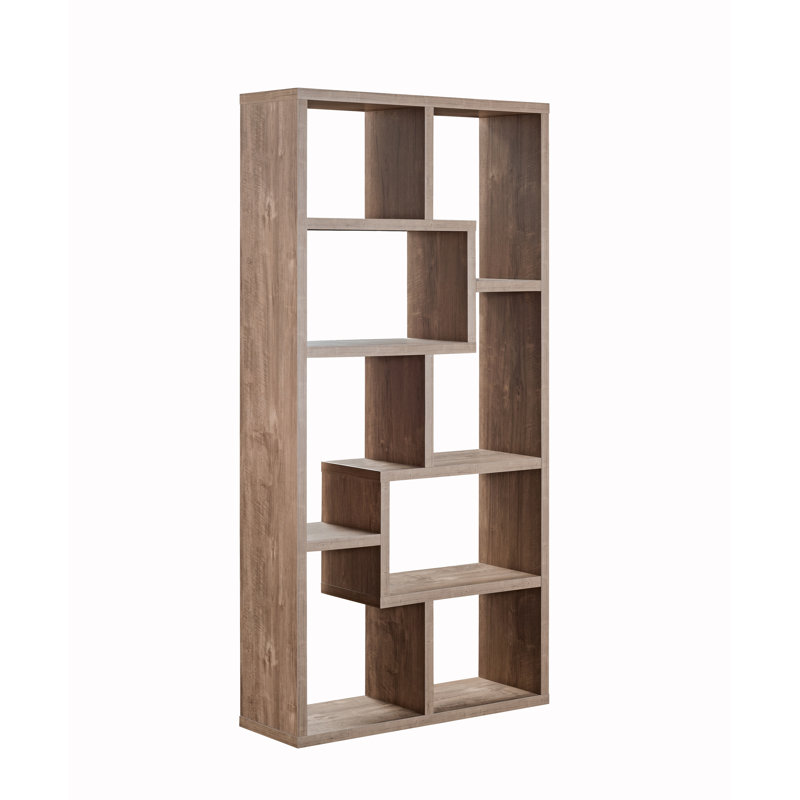 Pandora 180cm H x 89cm W Geometric Bookcase