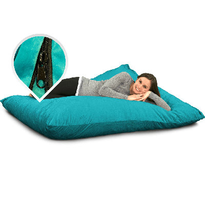  | 5.5 Ft Bean Bag Chair Floor Pillow Replacement Cover Only | Removable Washable | Cover Only
