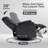 Robeline 32.2" Wide Modern Upholstered Manual Rocker Recliner-1950546486