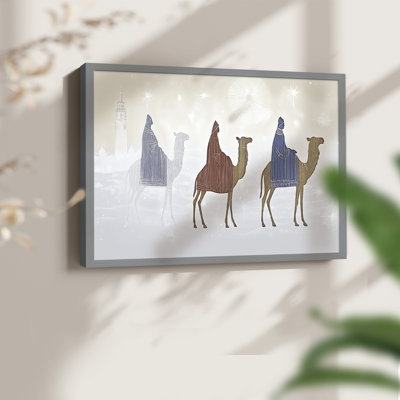 Art de Noël - XXVI - reproduction encadrée - réarmable