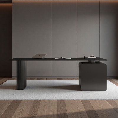 Bureau à panneau en pierre Italian Minimalist