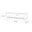 Retro minimalist design black TV cabinet-1753867276