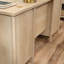 Bureau d'ordinateur avec rangement multiple