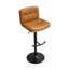 Tabouret de bar pivotant à hauteur réglable avec repose-pieds (ensemble de 1)-441070913-441070918