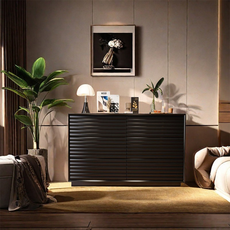 Armoire de rangement Elegant, Noir, noir, noir, noir