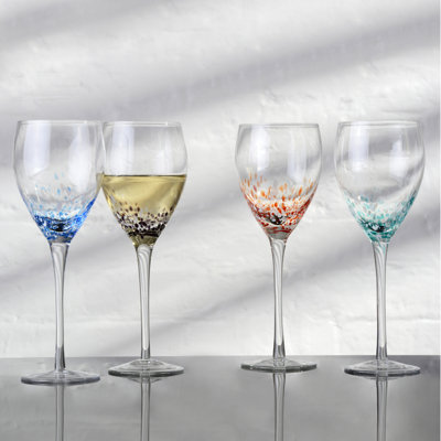 Speckle Wine Glasses