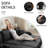 U-shape 2-in-1 Sleeper Sofa Pull-Out Couch with USB Charging-1299812767