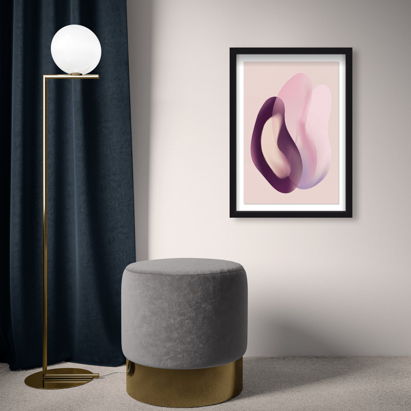 Soft Love Print by Oliver Gal, 37.5"H x 25.5"W, Black Shadowbox