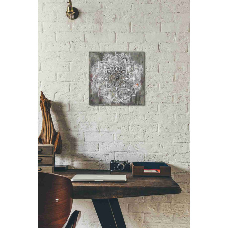 «Mandala in Neutral II» par Danhui NAI - impression sur toile tendue