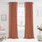 Cadnite 50" W Thermal 100% Blackout Linen Textured Curtain Panels-718107618-706787545