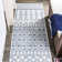 Raif Tribal Bohemian Ivory/Blue Indoor/Outdoor Rug