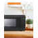 COMMERCIAL CHEF 0.9 Cu Ft Microwave with 10 Power Levels, Push Button Microwave