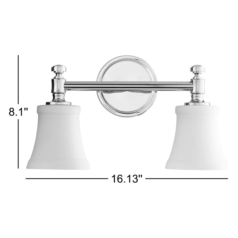 Therapia 2 - Light Dimmable Vanity Light, Aged Brass, White