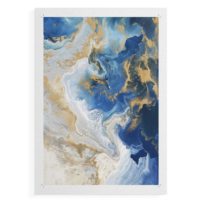 Série ABSTRACT CDXIV - Impression sur toile seulement - NON CADRE, H 12 po x l 8 po