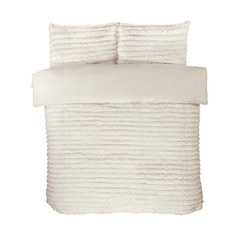 Polyester No Pattern [EU ONLY] Duvet Cover Set with Pillowcases Included, Double Duvet Cover + 2 Double Pillowcases, White