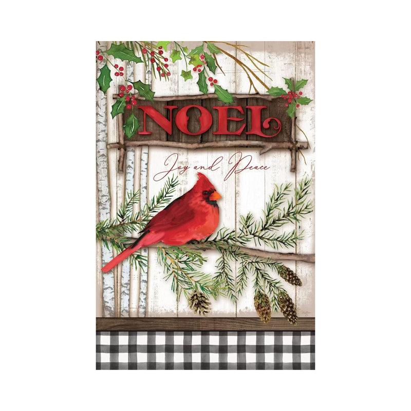 Noel Cardinal by Mollie B. - Wrapped Canvas Print, 20.32 cm H x 30.48 cm W