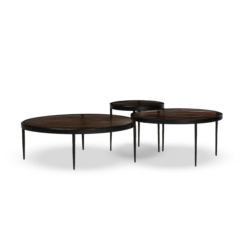 Yoko Glass Nesting Coffee Table