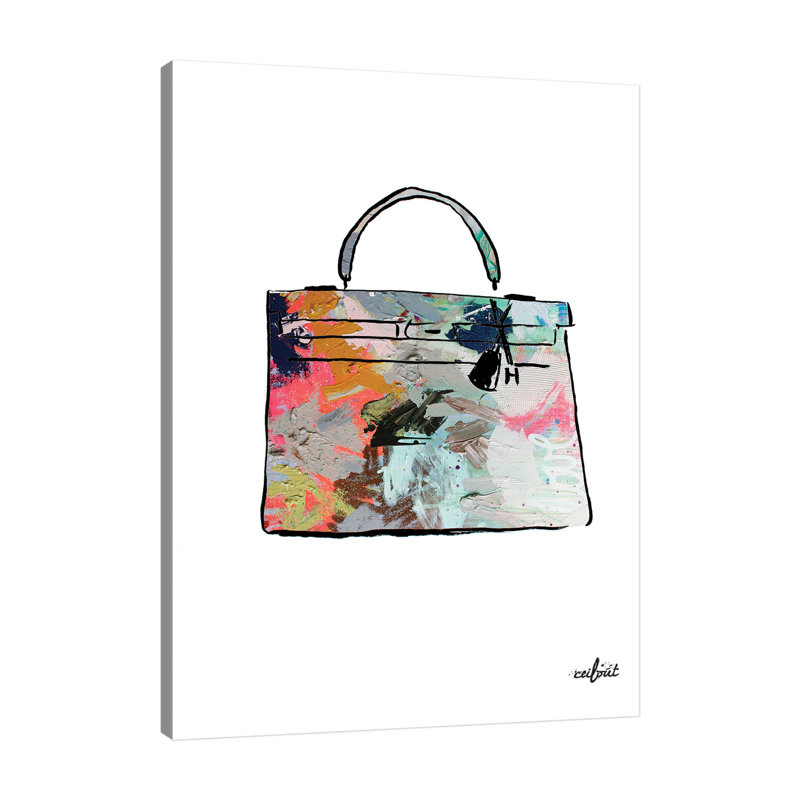 Paint Purse by Kent Youngstrom - Wrapped Canvas Painting, 107cm H x 71cm W x 4cm D