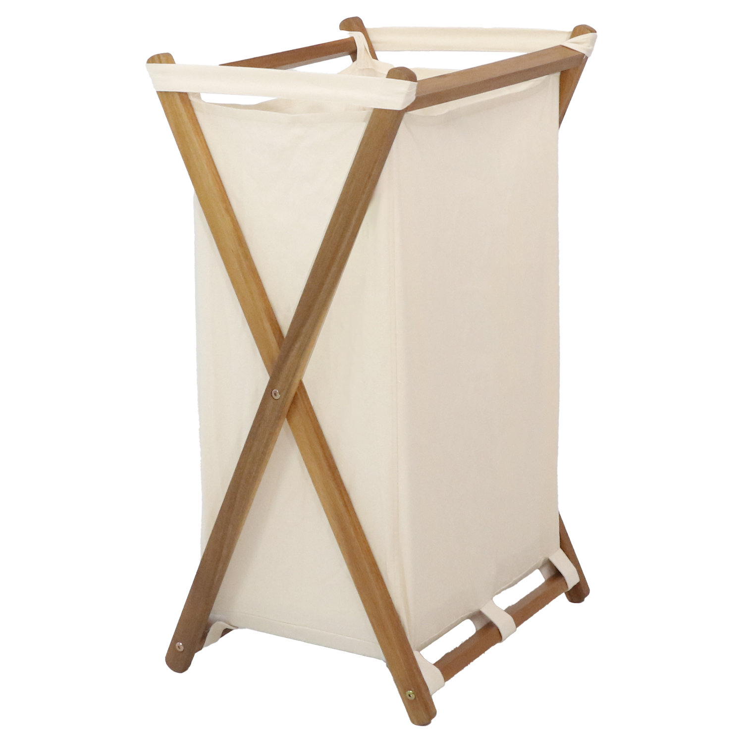 Rebrilliant X-frame Folding Laundry Hamper | Wayfair