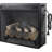 Insert Electric Fireplace With 1500W Heat & Adjustable Flame Colors 23 Inch Realistic Remote Control