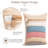 4 Pack Extra Large Cotton Mesh Zipper Laundry Wash Bags 20×23.6 Inch