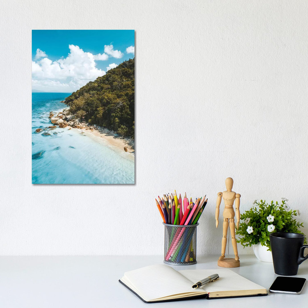 Turquoise Island Beach by James Vodicka - Wrapped Canvas Gallery-Wrapped Canvas GiclÃ©e