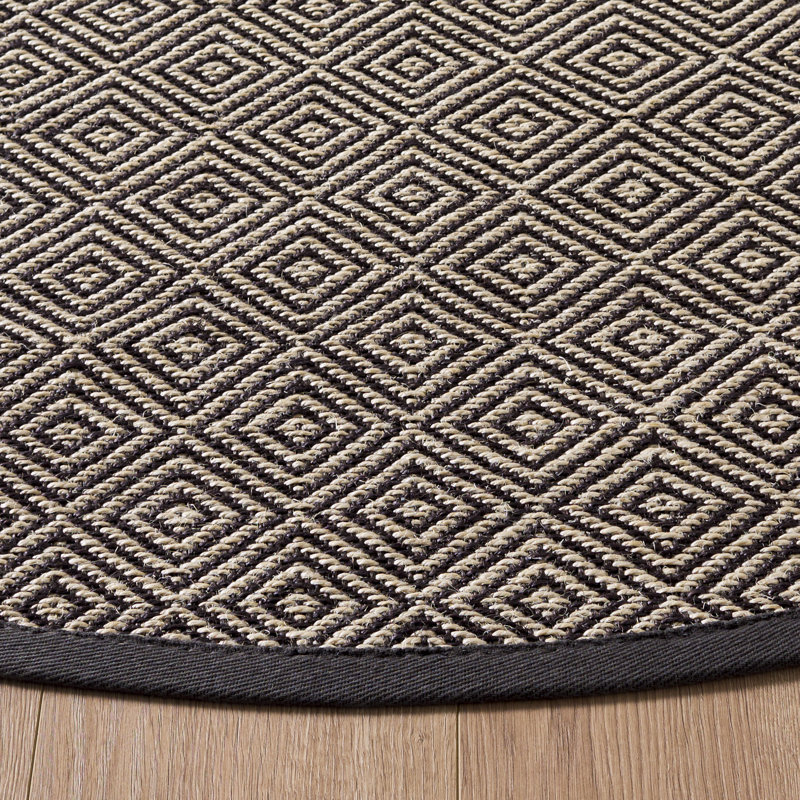 Msr Vermont Martha Stewart Sisal Pile Geometric Rug, Round 6'