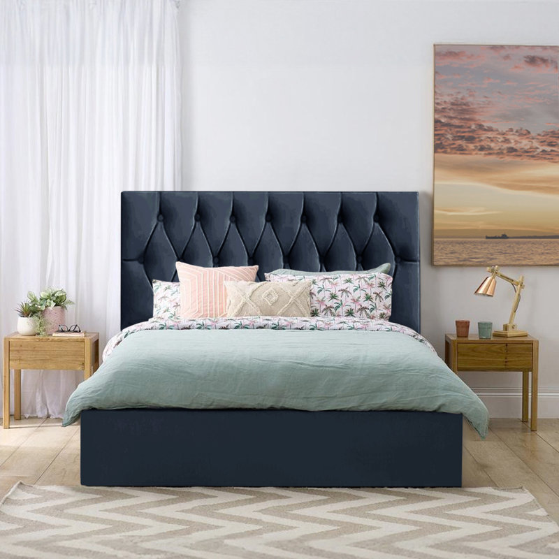 Ayliana storage Bed, Steel, Small Double (4')