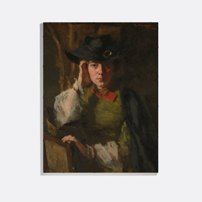 Portrait Of Lizzy Ansingh Print by Therese Schwartze