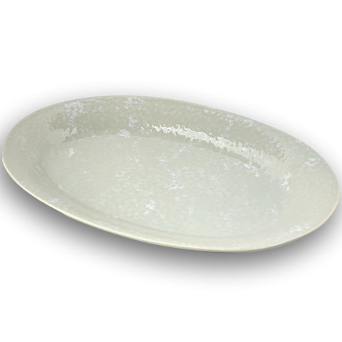 Helenie Oval Platter, Gray