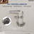 Wall Mount Kitchen Sink Faucet with Side Spray, 2-Hole Kitchen Faucet-105504905