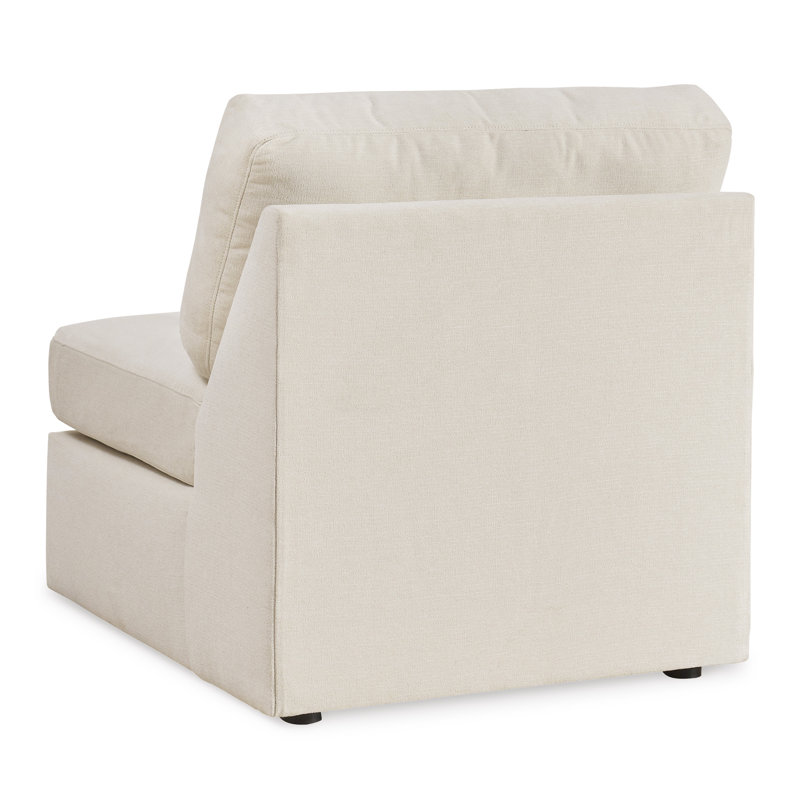 Braintree 4-Piece Sectional With Chaise And Audio Console, Polyester beige, Orienté à gauche (vu de face)