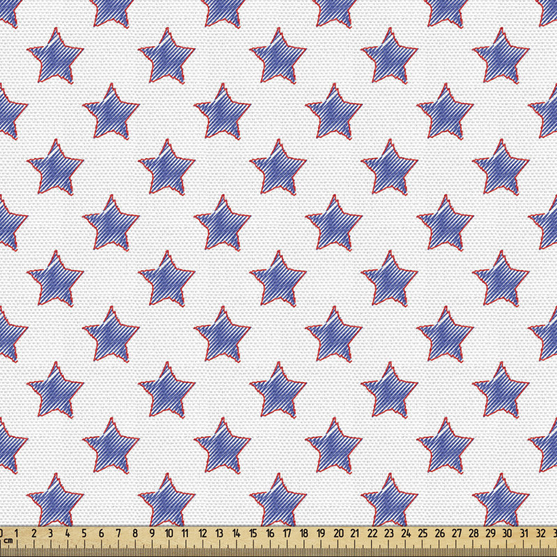 Tissu Ambesonne, étoile par The Yard, l 58 po x L 180 po