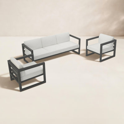 Avion 5 - Person Patio Conversation Set with Cushions