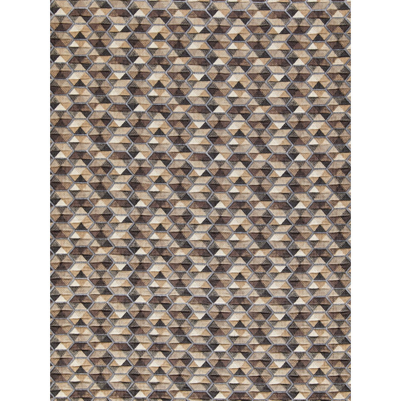 Tissu de carrousel de bibliothèque Hinson, Taupe