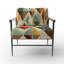 Chaise d'appoint rembourrée Mid-century Retro Dimensions III-1969390392