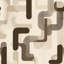 Papier peint fond blanc Mid Century Modern-2090230075