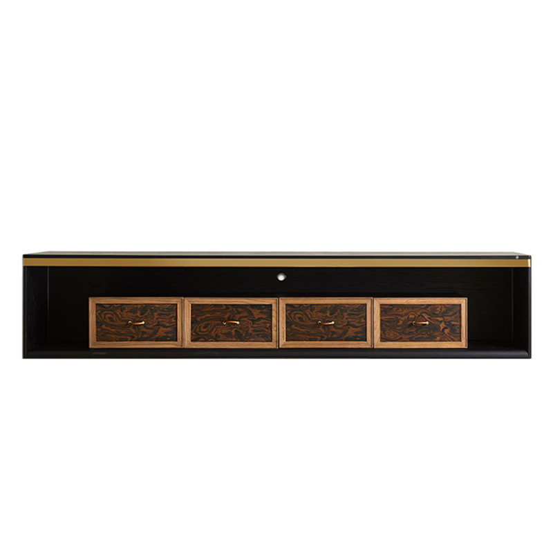 Light Luxury Oak Multi-Functional TV Stand