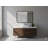 32"x25" Black Metal Framed Vanity Mirror Home Bathroom Wall Mirror Frame Rectangular Anti-rust Vanity Mirror-859086745
