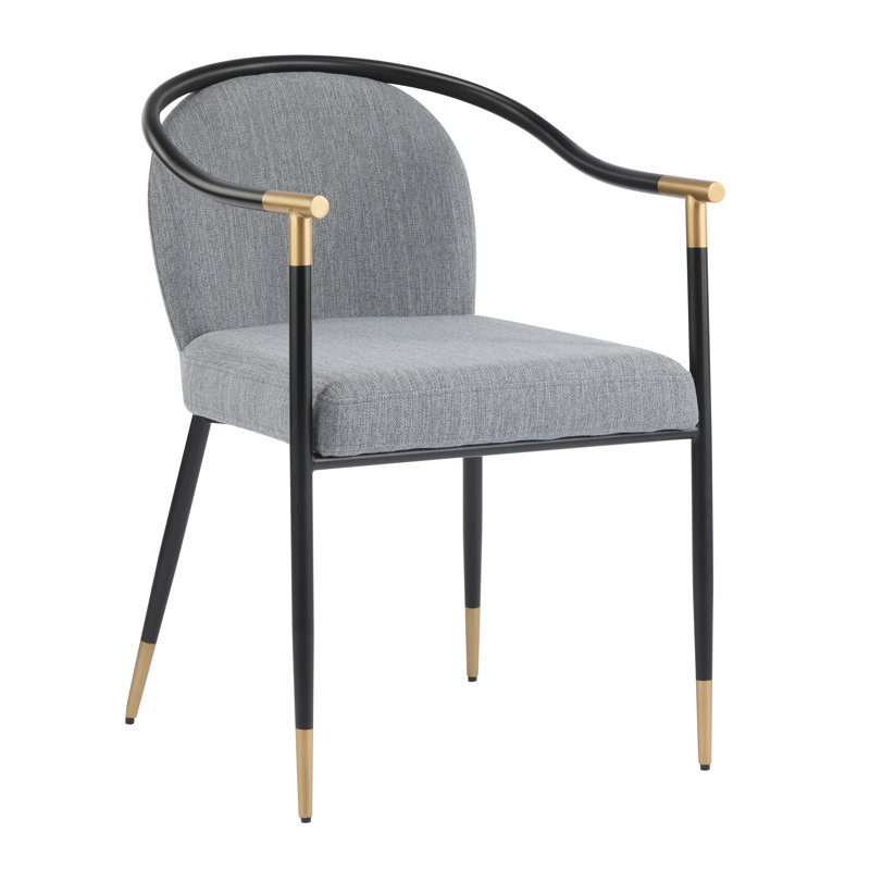 Chaises de salle à manger Jaquayla, Gris