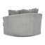 Fauteuil d'appoint pivotant surdimensionné Covin