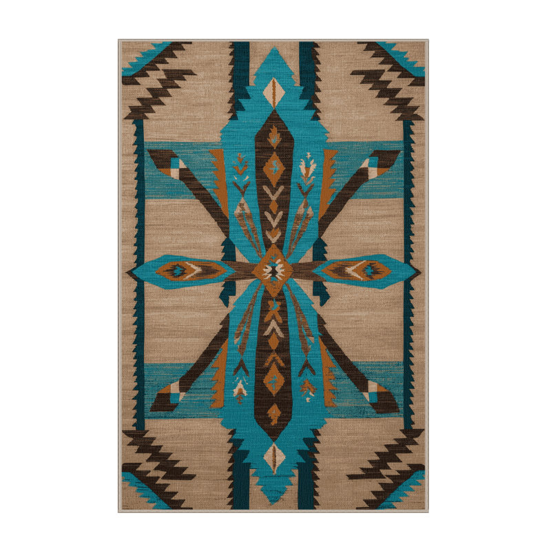 Tapis lavable libellule style sud-ouest, Rectangulaire 2 pi x 3 pi