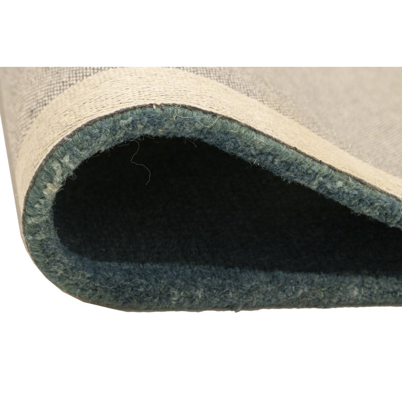 Tapis géométrique en laine touffeté à la main Wrenshall