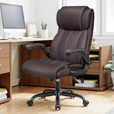 Fauteuil de direction ergonomique avec support lombaire à coussin d'air
