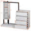 Armoire avec 4 tiroirs et 3 tablettes-423428028