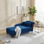 Méridienne surdimensionnée rembourrée en velours avec rangement caché L 74 po Maci-1778739588-1778739585